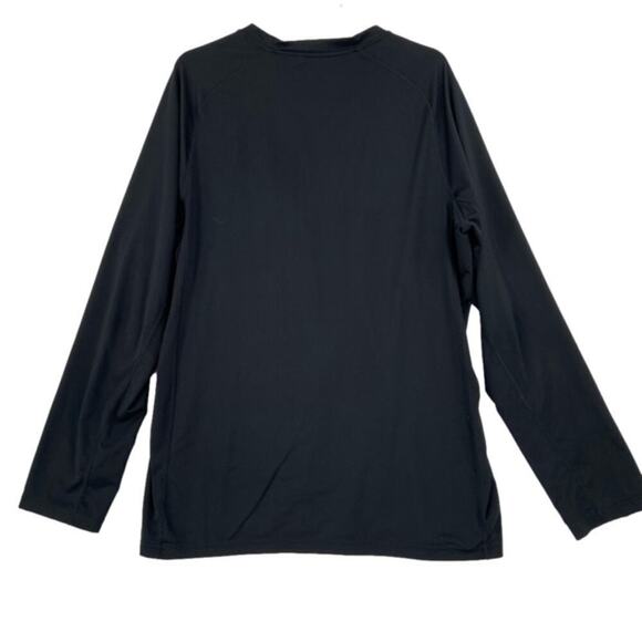 Eddie Bauer Long Sleeve Top Mens Size L Black FreeShade UPF Stretch Long Sleeve - Picture 6 of 9